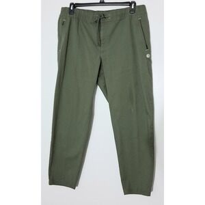 LL Bean Pants Men's XL Explorer Ripstop Zip Up Standard Fit Green Hiking Camping